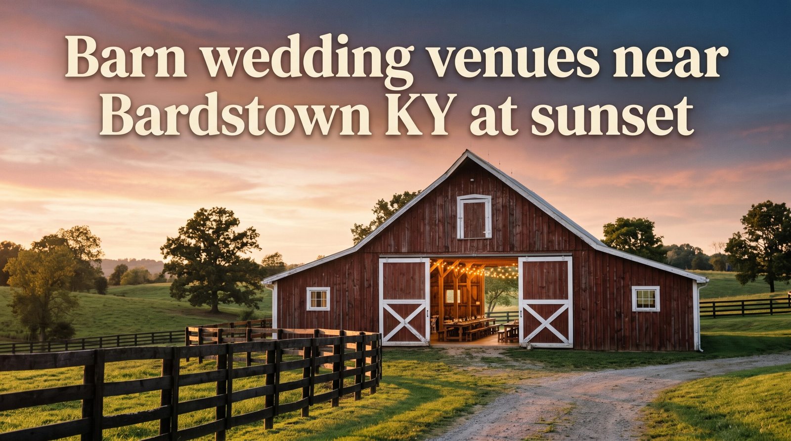 Barn Wedding Venues Near Bardstown KY: Prices, Capacity and Guest Tips