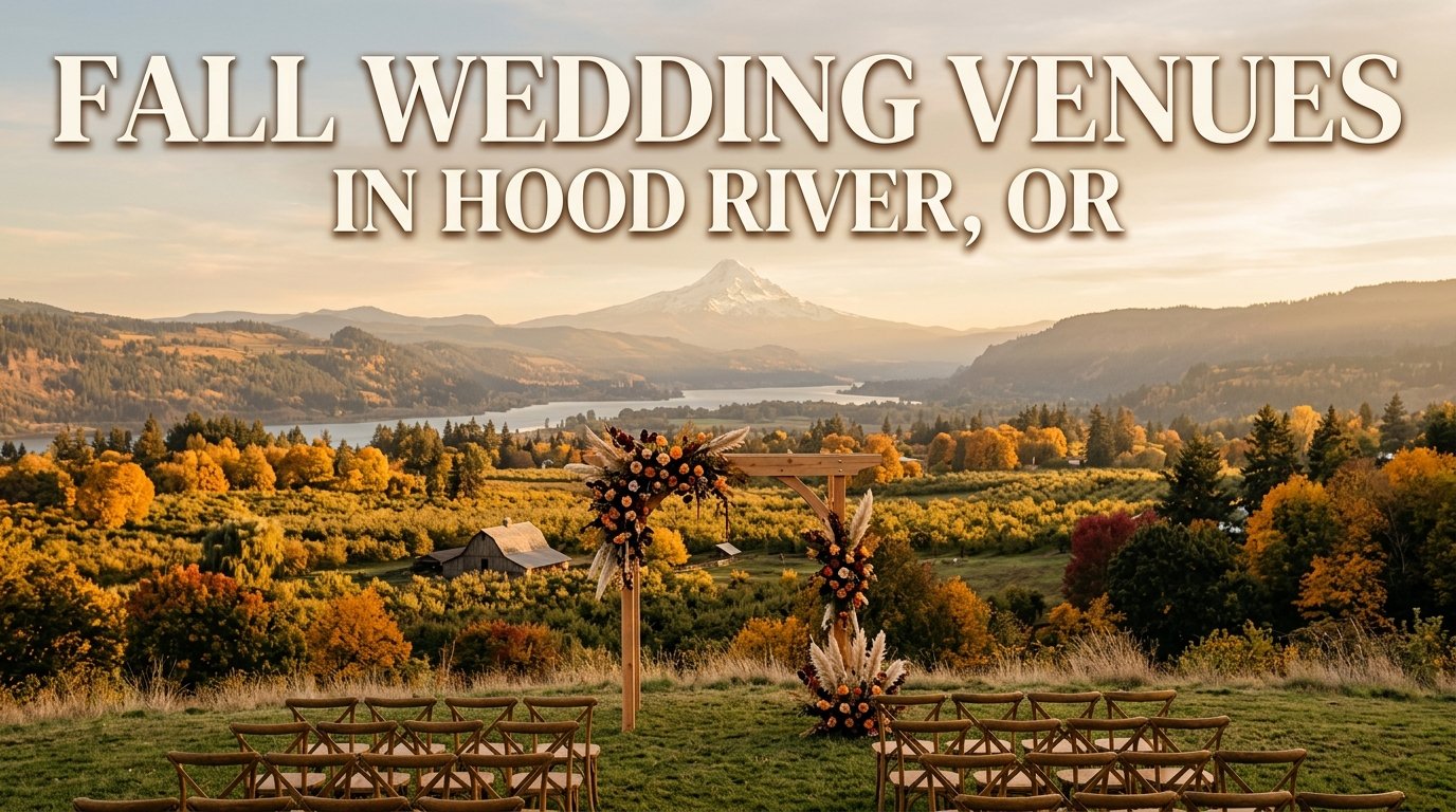 Fall Wedding Venues in Hood River OR: Orchards, Gorge Views and October Tips